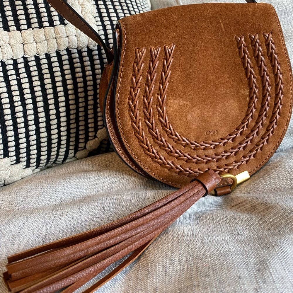 Chloe Marcie Suede Handbag